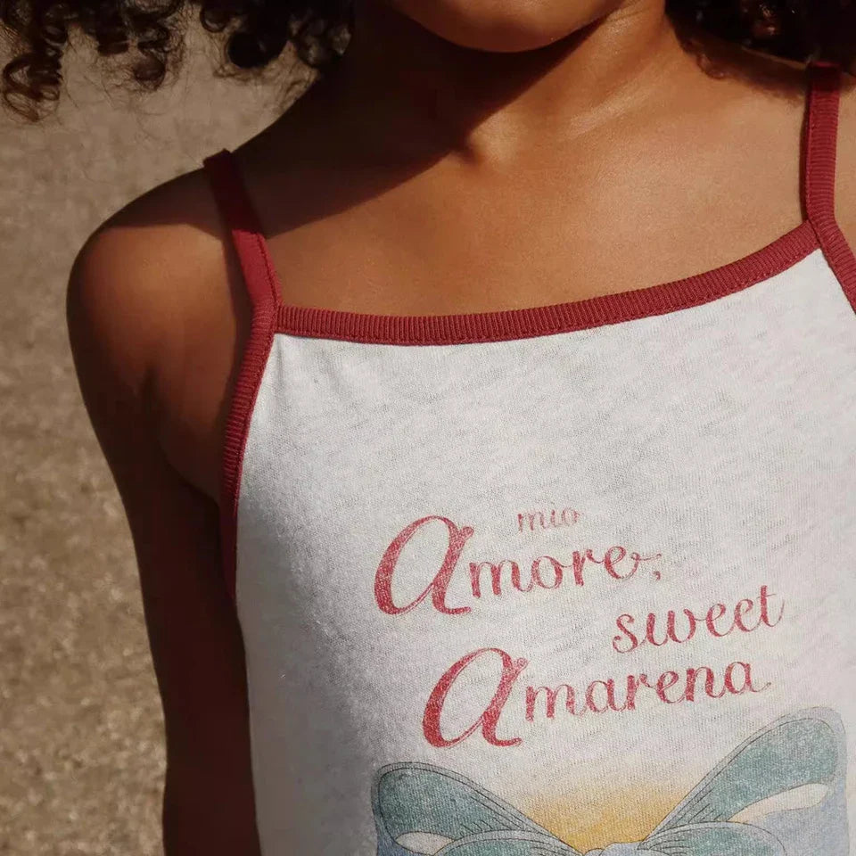 Summer 2025 KS Children Clothes Set Girls Cute Cat Print Tassels T-shirts Shorts Suit Kids Thin Soft Sling Dresses Girl Clothing