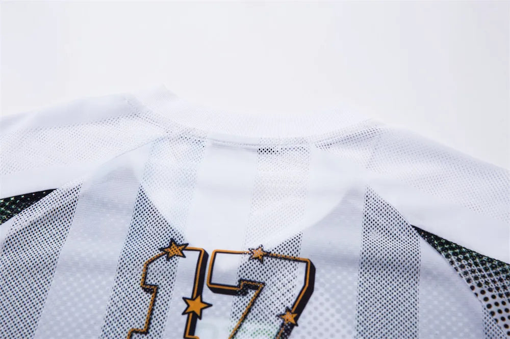 Cat Print Short Sleeve T-shirt Mens Summer Retro High Street Loose Raglan Half-Sleeve V-neck Breathable Mesh Tshirt Men