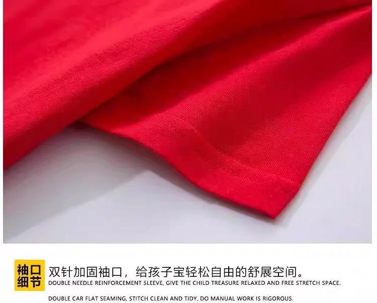 Korean Cat Brother Children Clothing New Boys T-shirt Casual Summer Top Cotton Kids Short Sleeves Baby Kids T Shirt 2-12 Years