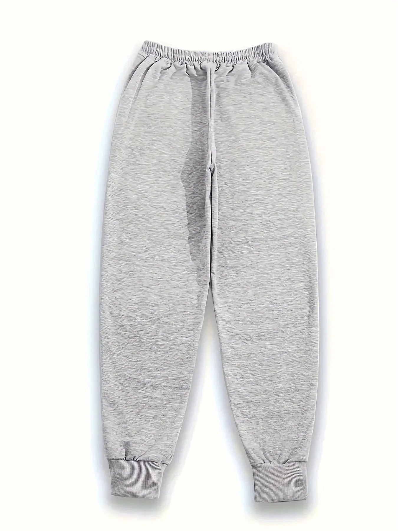 Elegant Cat Print Casual Versatile Women Pants Fashion Trendy Trousers With Drawstring Pockets Comfortable Sweatpants Female