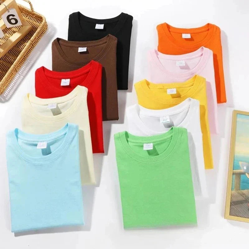 Cute Cat Graphic Kids Tshirts Summer Short Sleeve Tees Cartoon Animal Boys Girls Clothes Kawaii Kitten Tops Y2K Children T-shirt